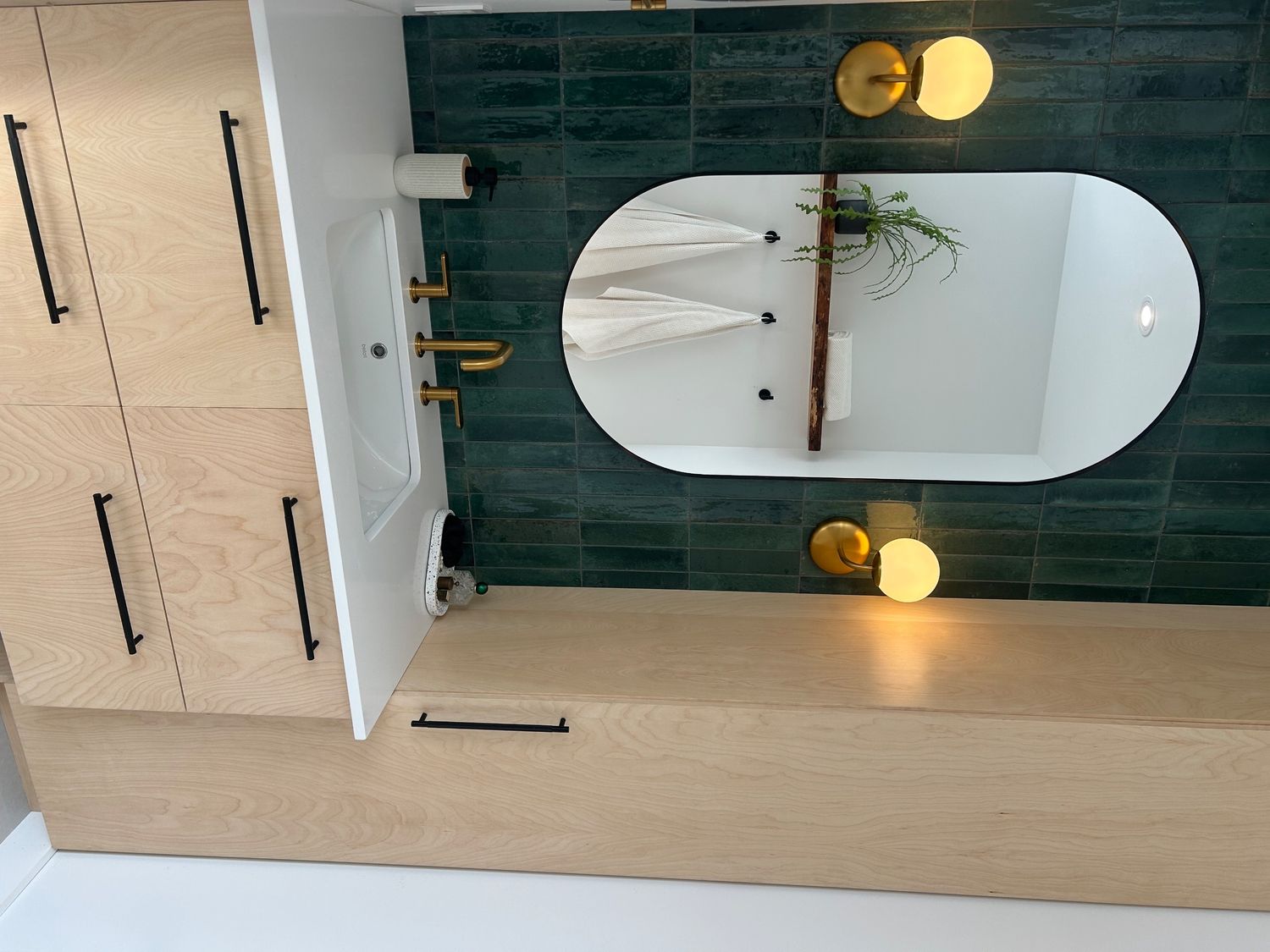 Baño completo de un proyecto de tipo Viviendas unifamiliares cerca de Saint-Jérôme (Laurentides) por Toundra construction