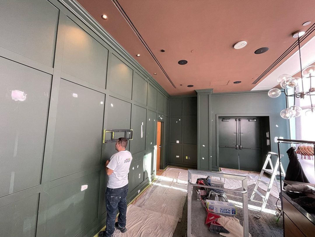 House Construction Interiors from a House painting project near Edmonton by Royal Painting Ltd.