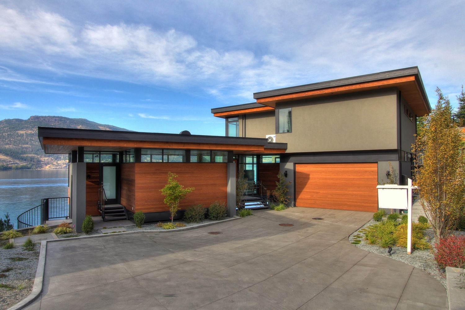 House Exterior from a Single family homes project near Kelowna - Okanagan by Fox Architecture Inc