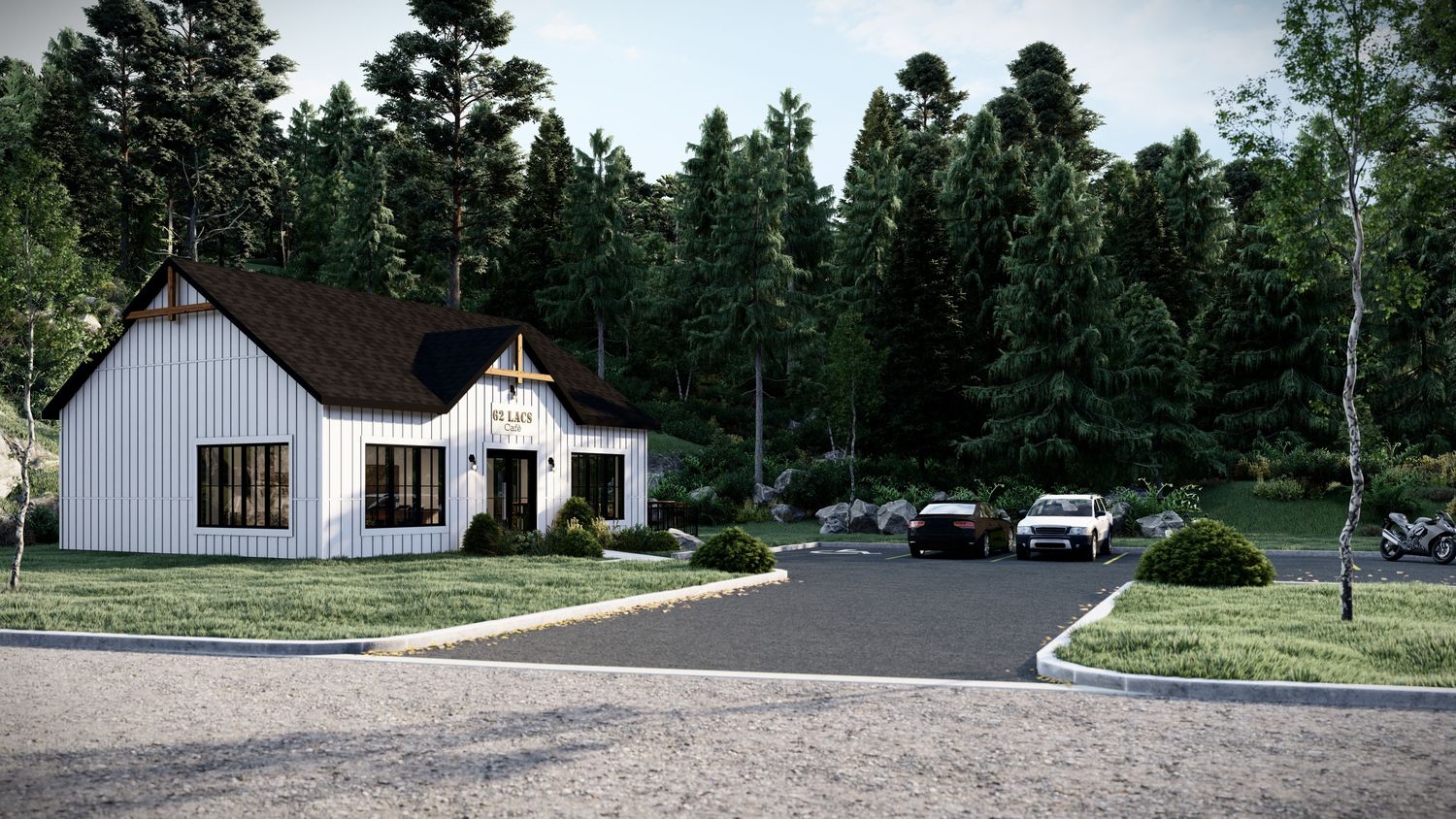 3D Rendering from a Single family homes project near Saint-Jerome (Laurentides) by Conception G.R