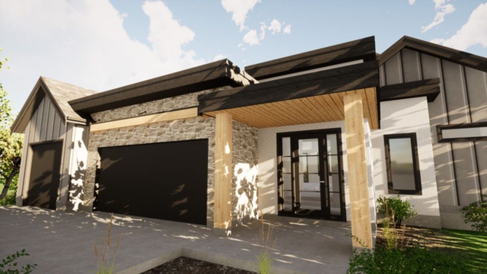 3D Rendering from a Single family homes project near Kelowna - Okanagan by Align West Homes