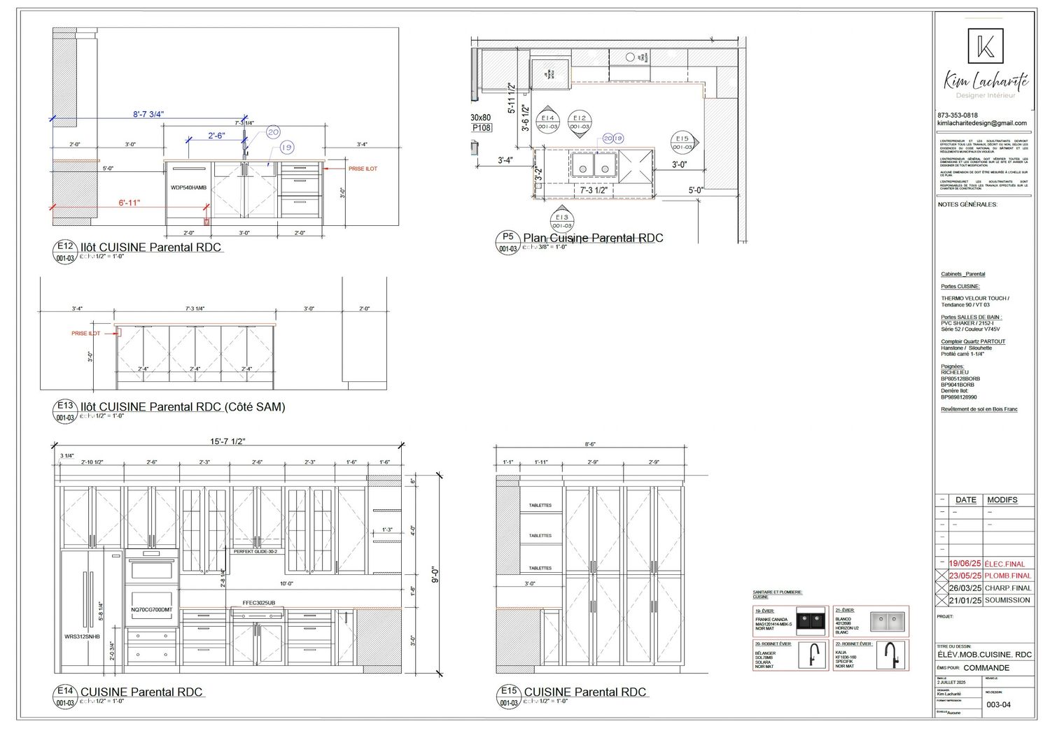  d'un projet de Design et aménagement intérieur près de Gatineau (Outaouais) de Kim Lacharité designer intérieur