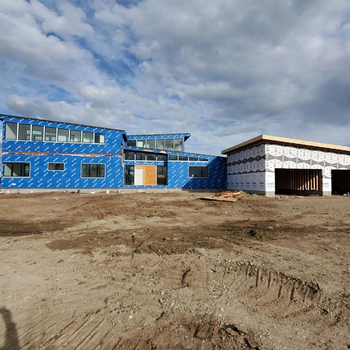 House Construction Exteriors from a Prefab and Modular Houses project near Boise - Idaho Falls by Digz2Go Prefabricated Homes