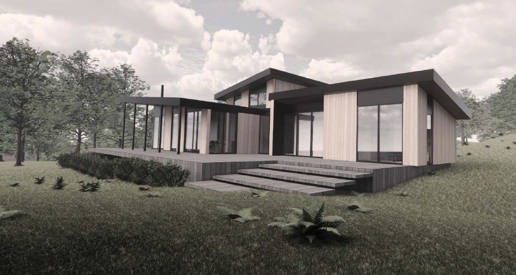 Rendu 3D d'un projet de Maisons unifamiliales près de Gatineau (Outaouais) de psb Inc.