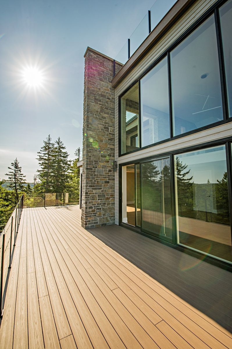 Deck & Balcony from a Prefab and Modular Houses project near Halifax by Sawlor Built Homes