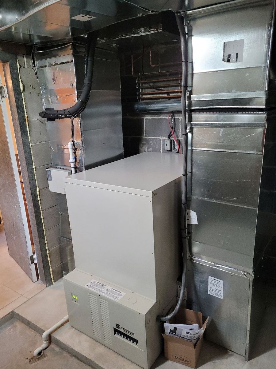 Building mechanicals from a Furnaces project near Montreal (Greater Montreal) by Climatisation GéoServices