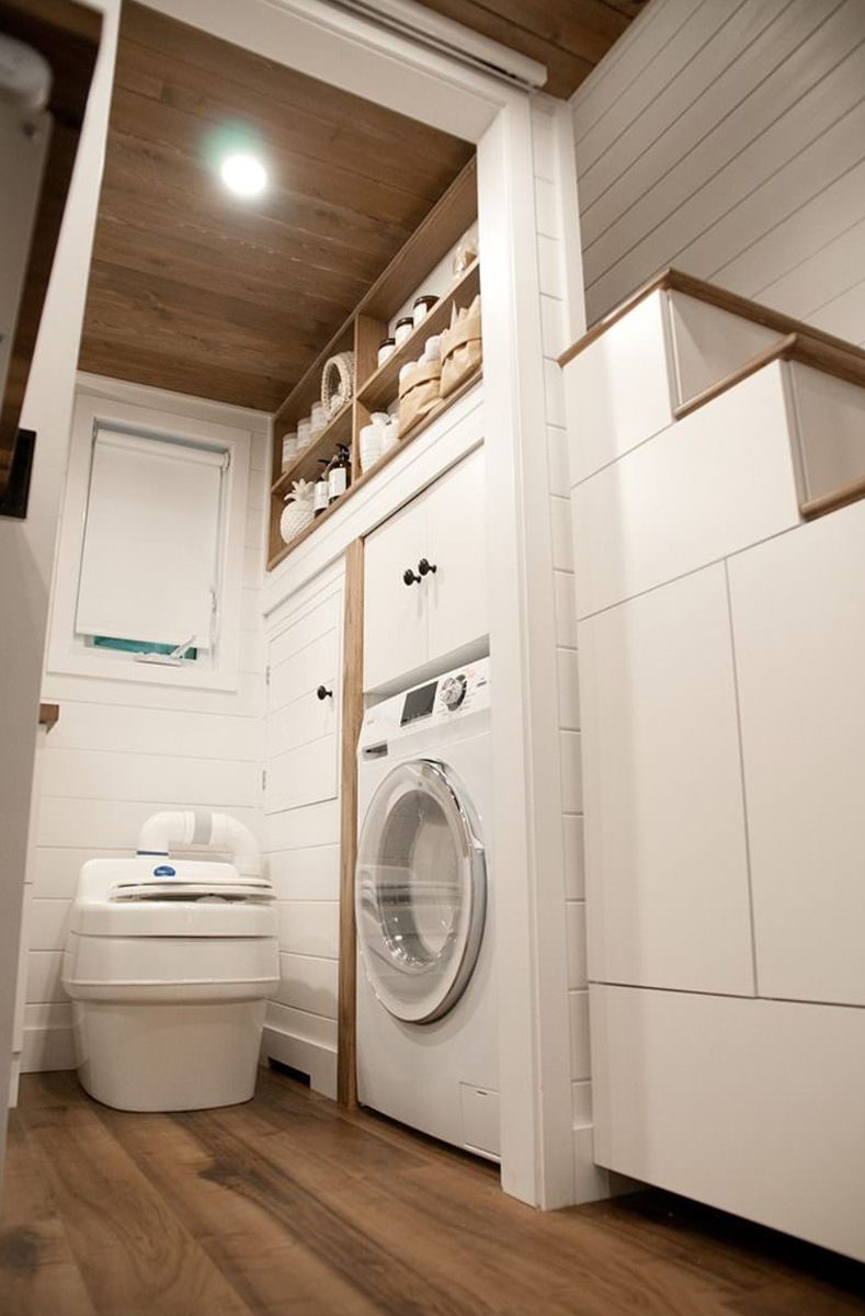 Bathroom from a Tiny Houses project near Los Angeles - Long Beach - Anaheim by Minimaliste Inc.