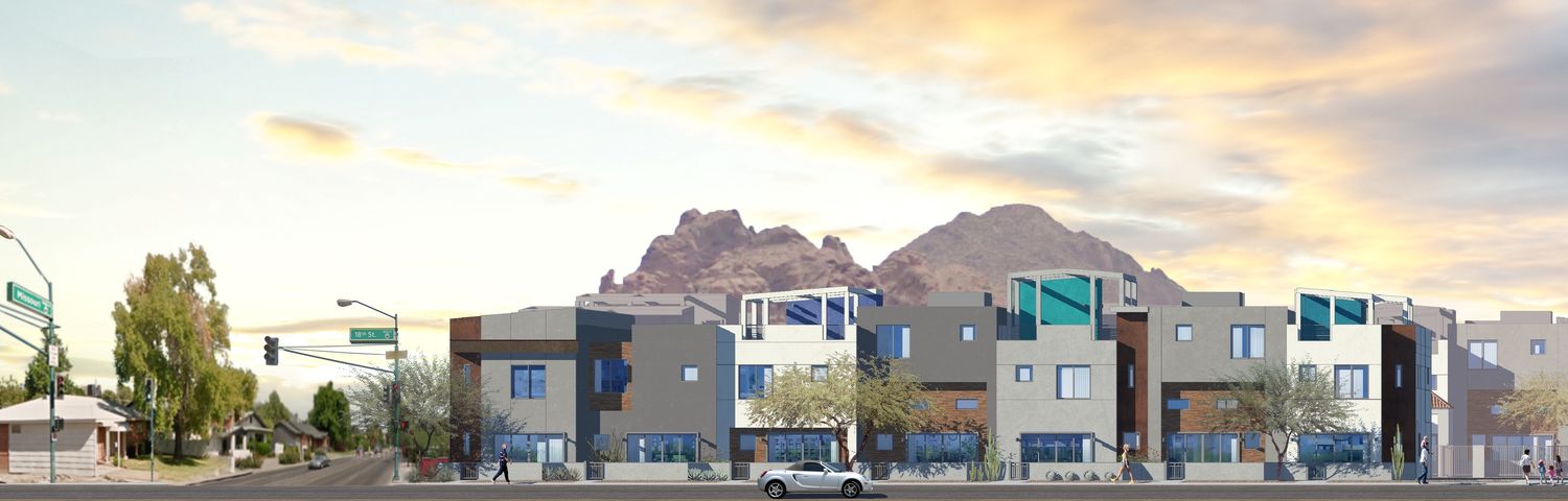 Diagrama de un proyecto de tipo Viviendas unifamiliares cerca de Phoenix por architects LOFT