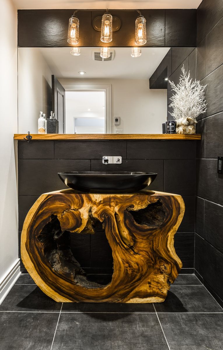 Bathroom from a Home extensions project near Saint-Jerome (Laurentides) by Mara Design