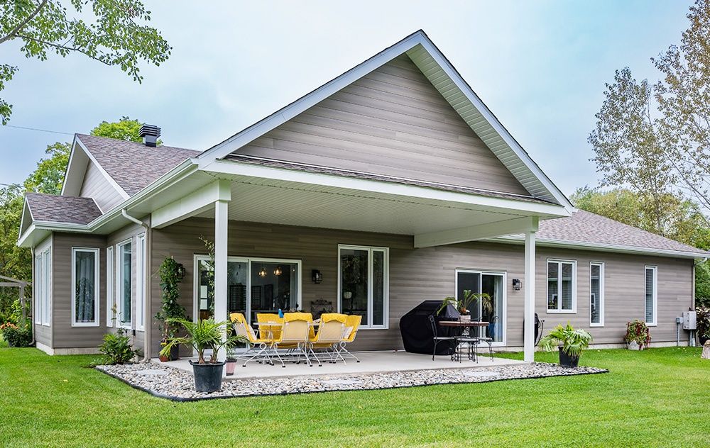 House Exterior from a Windows project near Abitibi-Témiscamingue by ARTIK Portes et Fenêtres