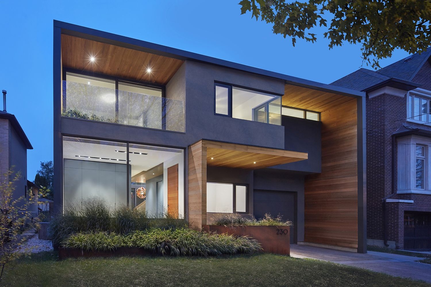 House Exterior from a Single family homes project near Toronto (Greater Toronto) by Dubbeldam Architecture + Design