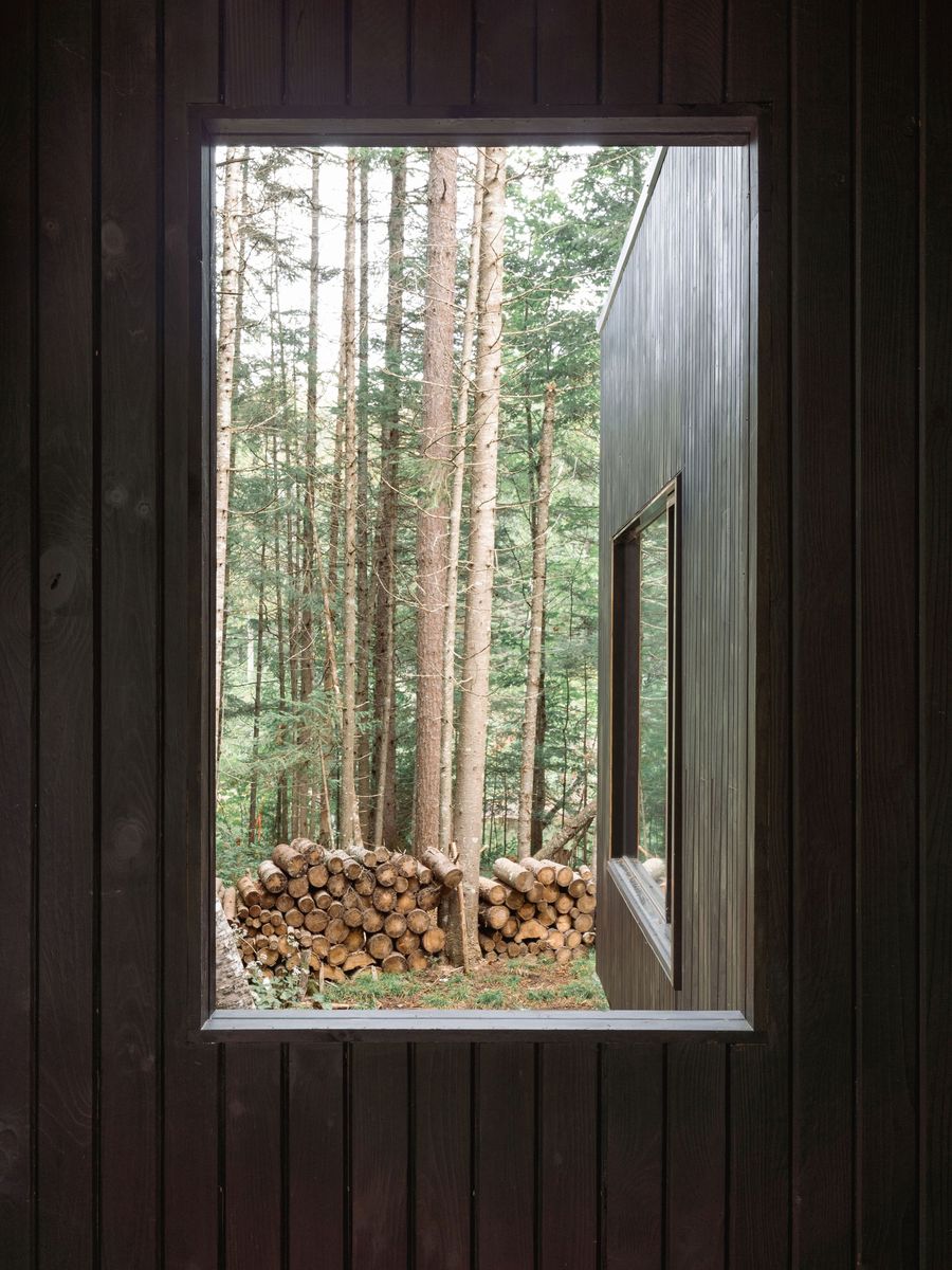 House Construction Interiors from a Single family homes project near Joliette (Lanaudière) by Atelier L'Abri