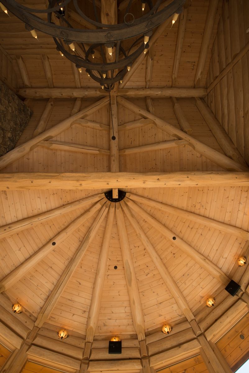  from a Single family homes project near Montreal (Greater Montreal) by Westlogs Handcrafted Log Homes