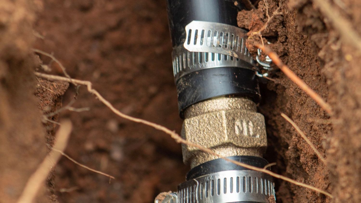  d'un projet de Conduites d'eau potable et d'égout près de Charlotte de Option One Plumbing