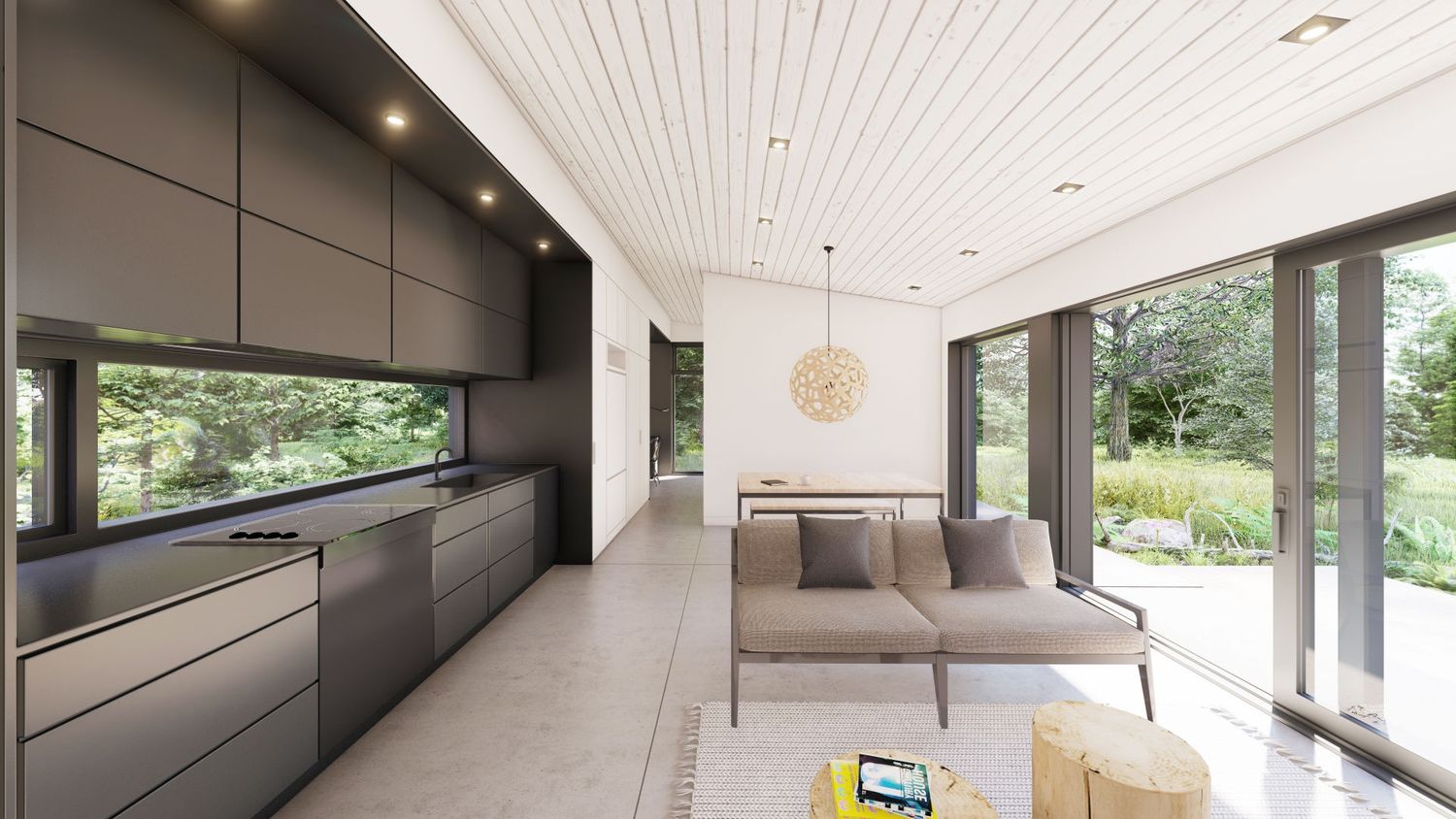 3D Rendering from a Accessory Dwelling Units (ADUs) project near Montreal (Greater Montreal) by PARA-SOL