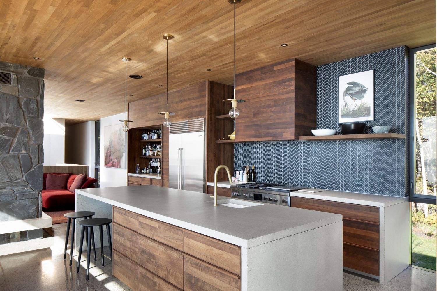 Kitchen from a Single family homes project near Saguenay - Lac-Saint-Jean by Solutions Résidentielles