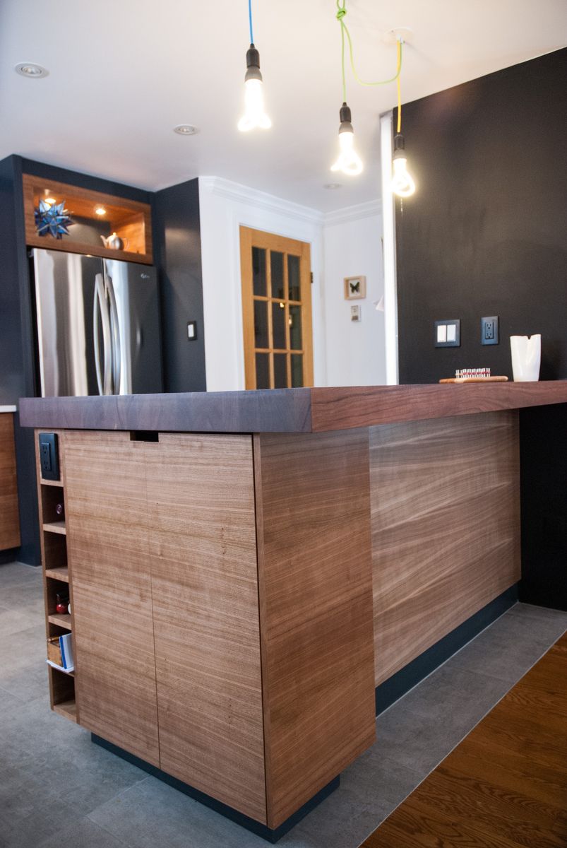 Kitchen from a Kitchens project near Granby - Bromont - Cowansville by À l' Aube - Design Studio & Kitchen Specialist