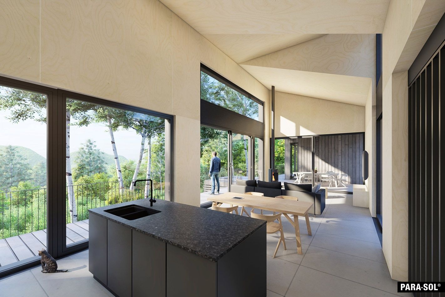 3D Rendering from a Single family homes project near Saint-Jerome (Laurentides) by PARA-SOL