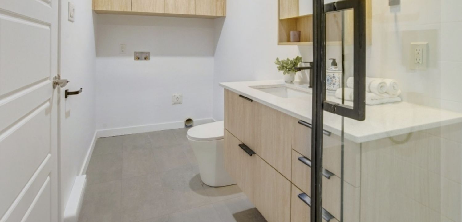 Bathroom from a Single family homes project near Montreal (Greater Montreal) by Métrise Construction