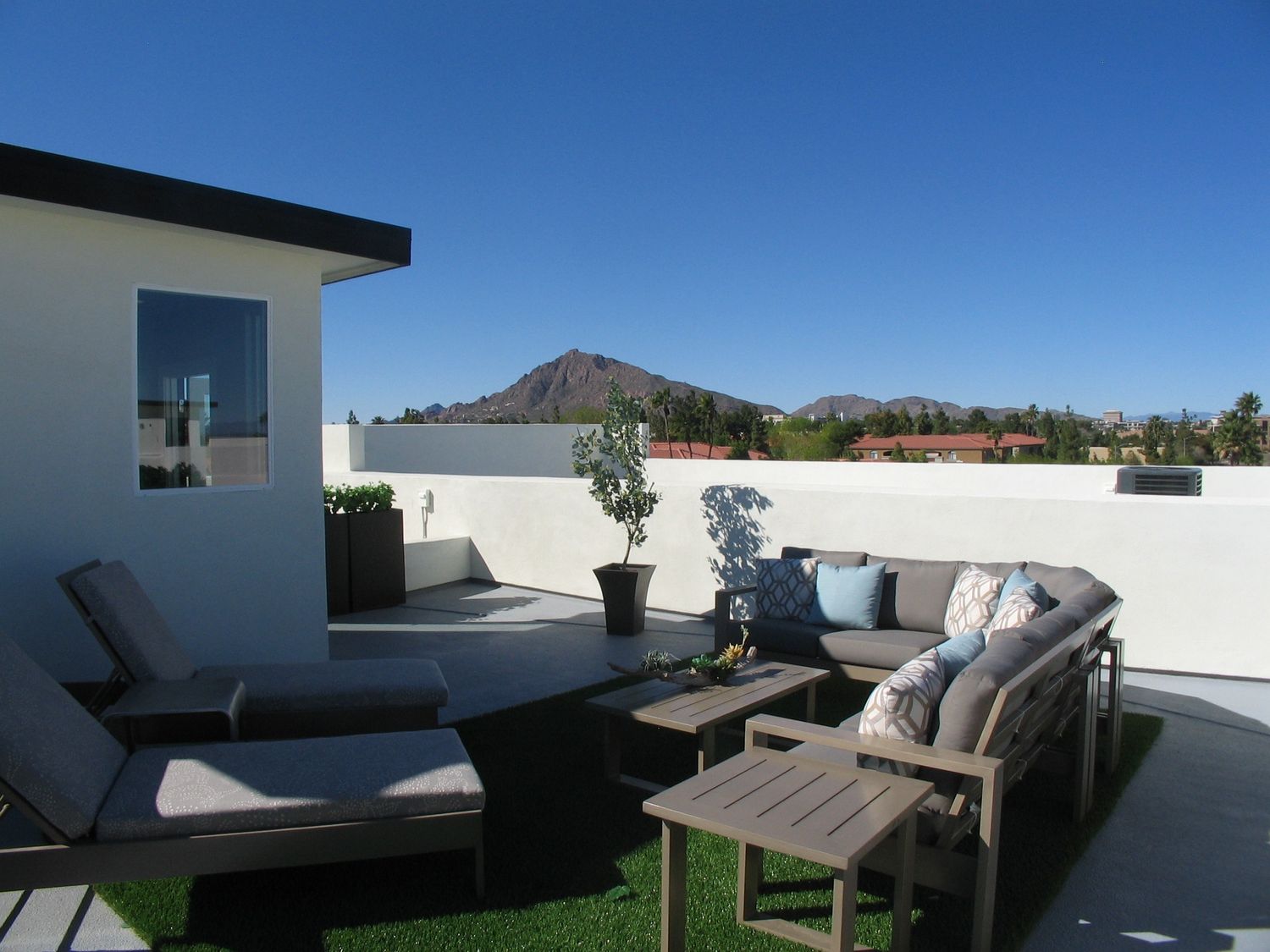 Terraza y balcón de un proyecto de tipo Viviendas unifamiliares cerca de Phoenix por architects LOFT