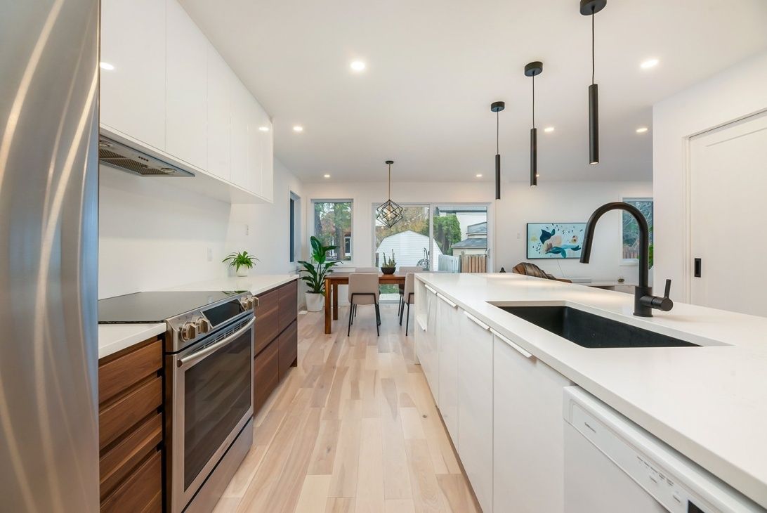 Kitchen from a Single family homes project near Montreal (Greater Montreal) by psb