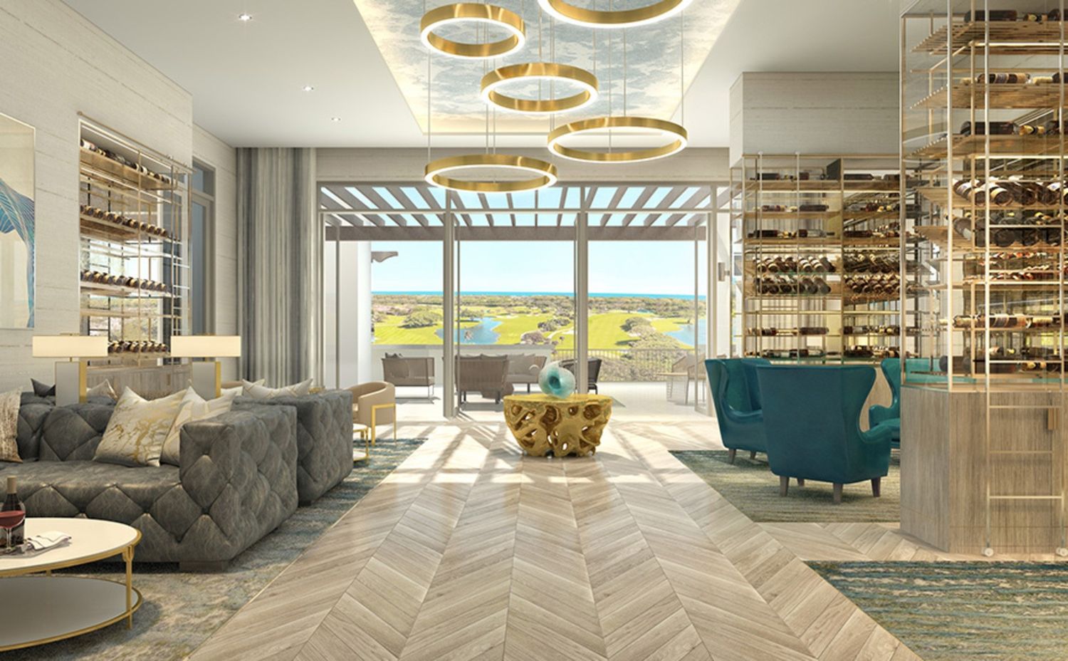 Rendu 3D d'un projet de Condos et logements près de Miami de The Residences at Mandarin Oriental, Boca Raton