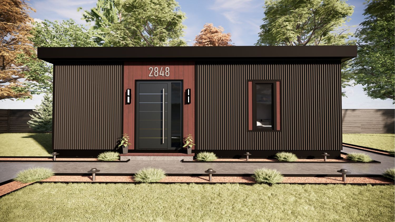3D Rendering from a Tiny Houses project near Ottawa by Inno Home Solutions