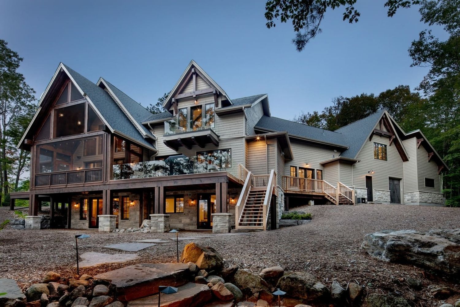 House Exterior from a Single family homes project near Grande Prairie by Discovery Dream Homes