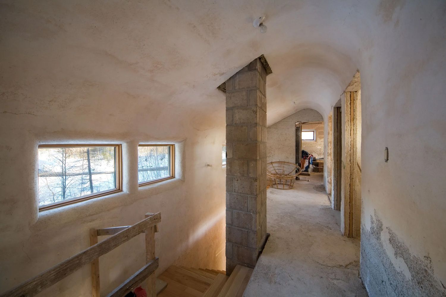 Hall from a Single family homes project near Sherbrooke (Estrie) by L. McComber