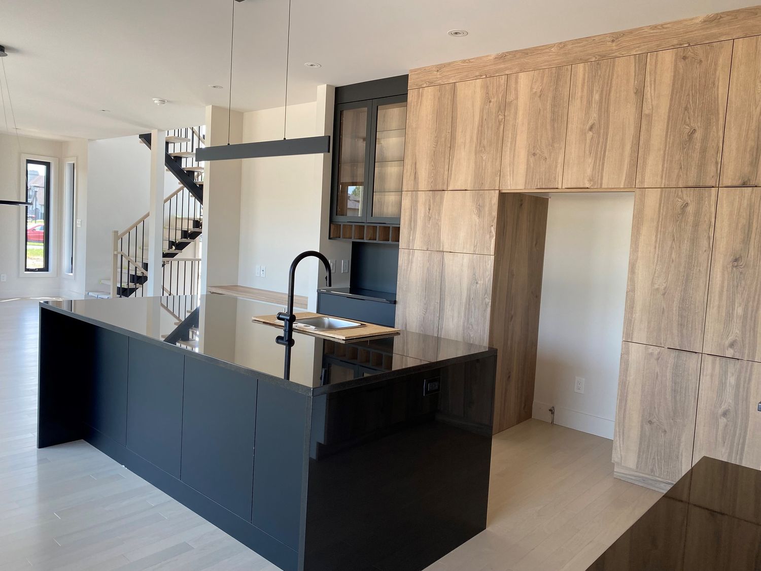 Kitchen from a Single family homes project near Granby - Bromont - Cowansville by GAÉTAN SIROIS CONSTRUCTION INC