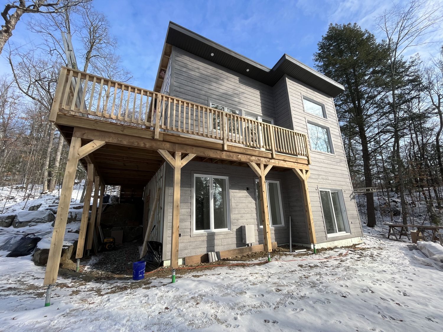 House Exterior from a Single family homes project near Gatineau (Outaouais) by Dsconstruction