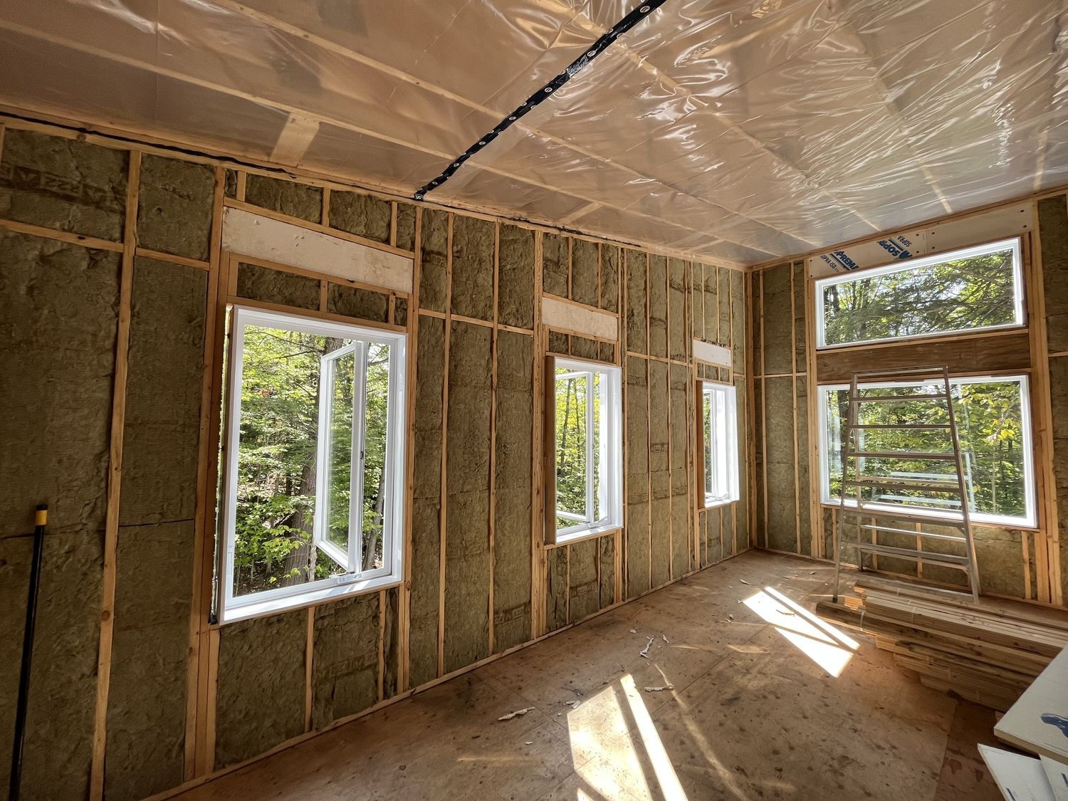 House Construction Interiors from a Single family homes project near Gatineau (Outaouais) by Dsconstruction