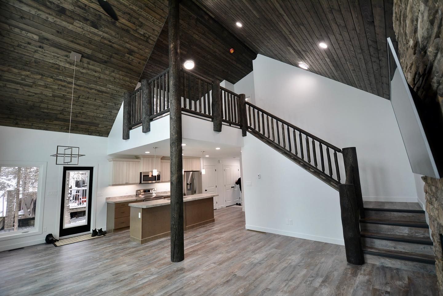 House Construction Interiors from a Prefab and Modular Houses project near Saskatoon by Deneschuk Homes Ltd.