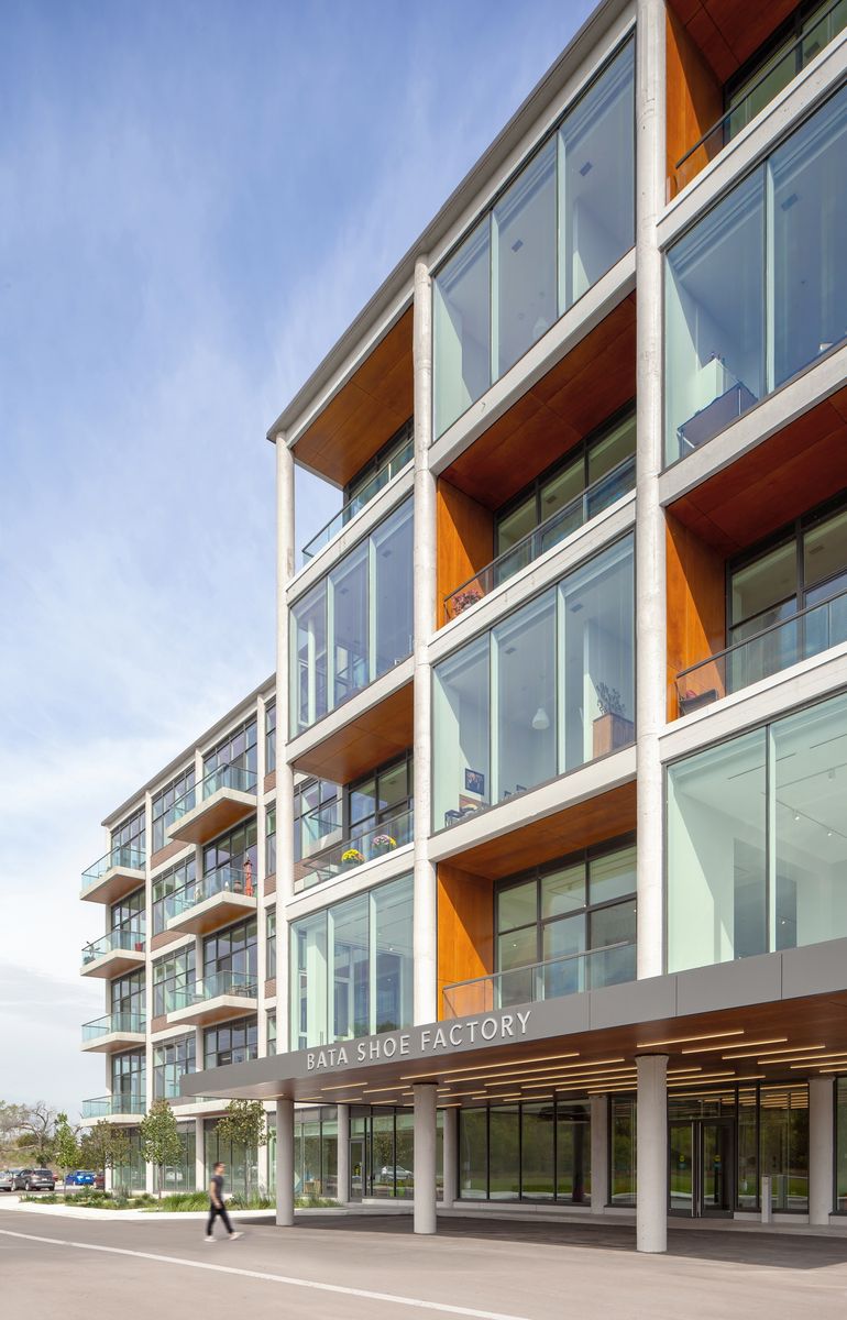 Exterior Finishes from a Multi-family and high-rise Buildings project near Kingston by Dubbeldam Architecture + Design
