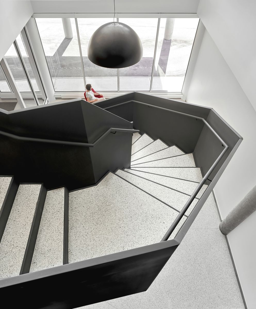 Staircase from a Multi-family and high-rise Buildings project near Kingston by Dubbeldam Architecture + Design