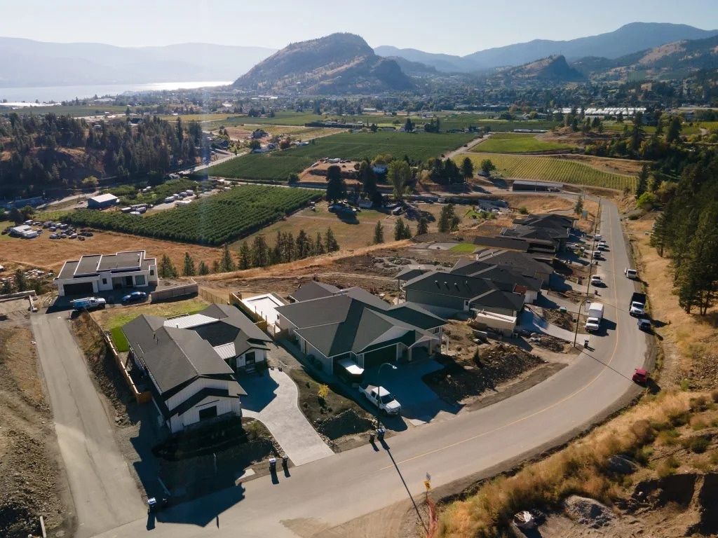 House Construction Exteriors from a Real Estate Developments project near Kelowna - Okanagan by Hunters Hill