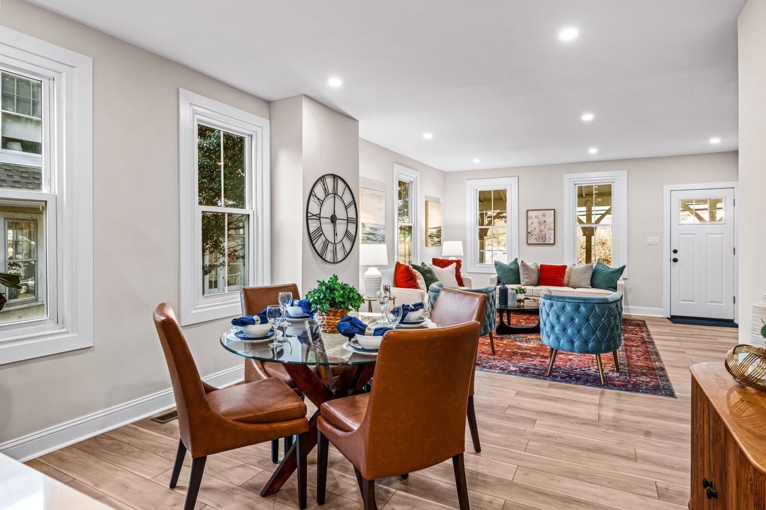 Dining Room from a Flooring project near Pittsburgh by Luxury Home Improvements