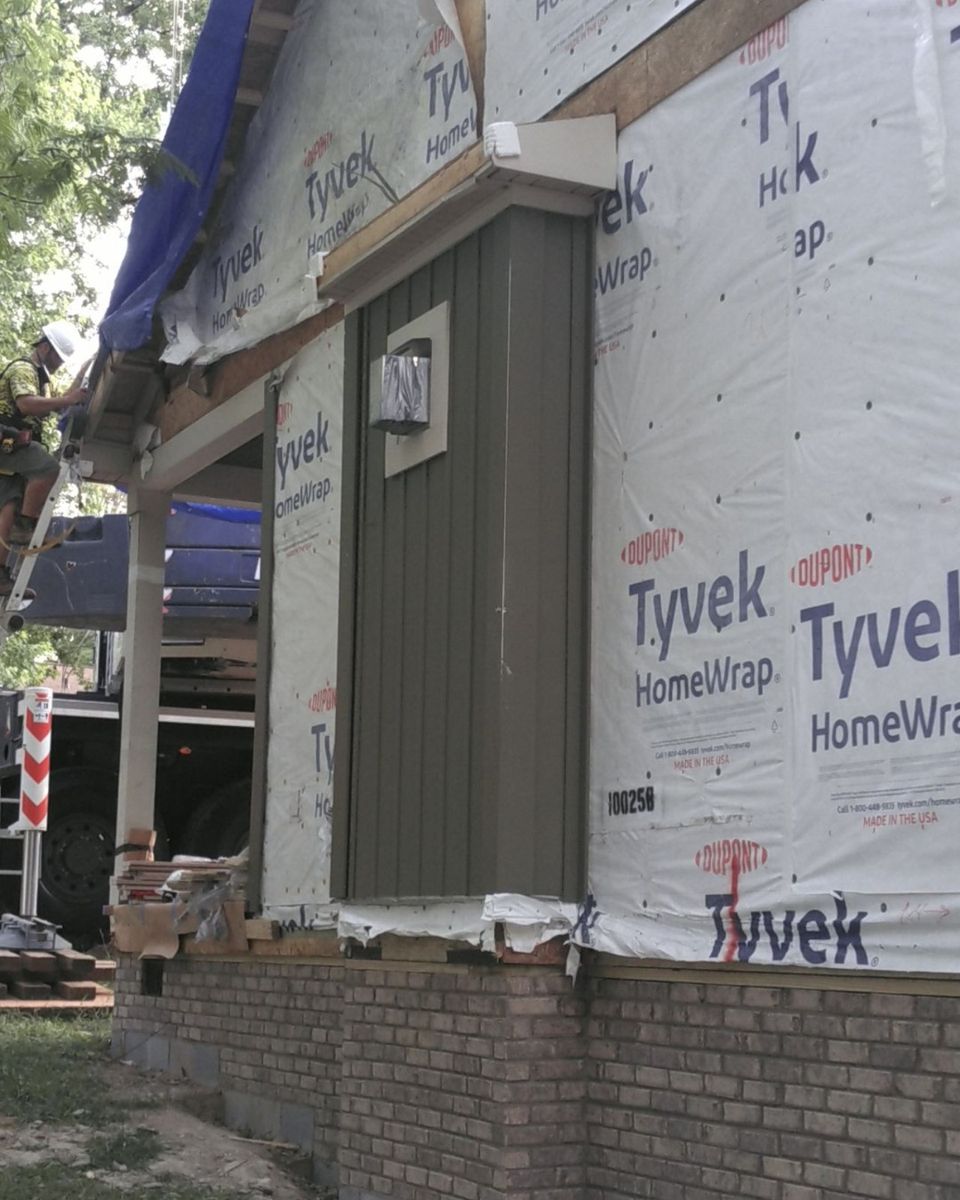 House Construction Exteriors from a Prefab and Modular Houses project near Atlanta by Impresa Modular