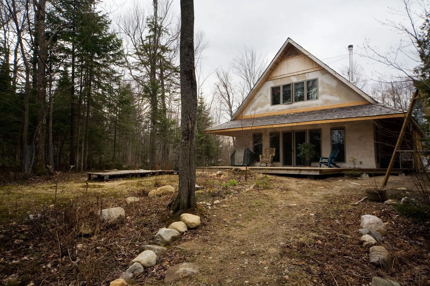 Façade avant d'un projet de Maisons unifamiliales près de Joliette (Lanaudière) de L. McComber