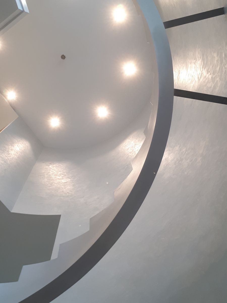Staircase from a Lime finish project near Montreal (Greater Montreal) by Distribution Tockay inc.