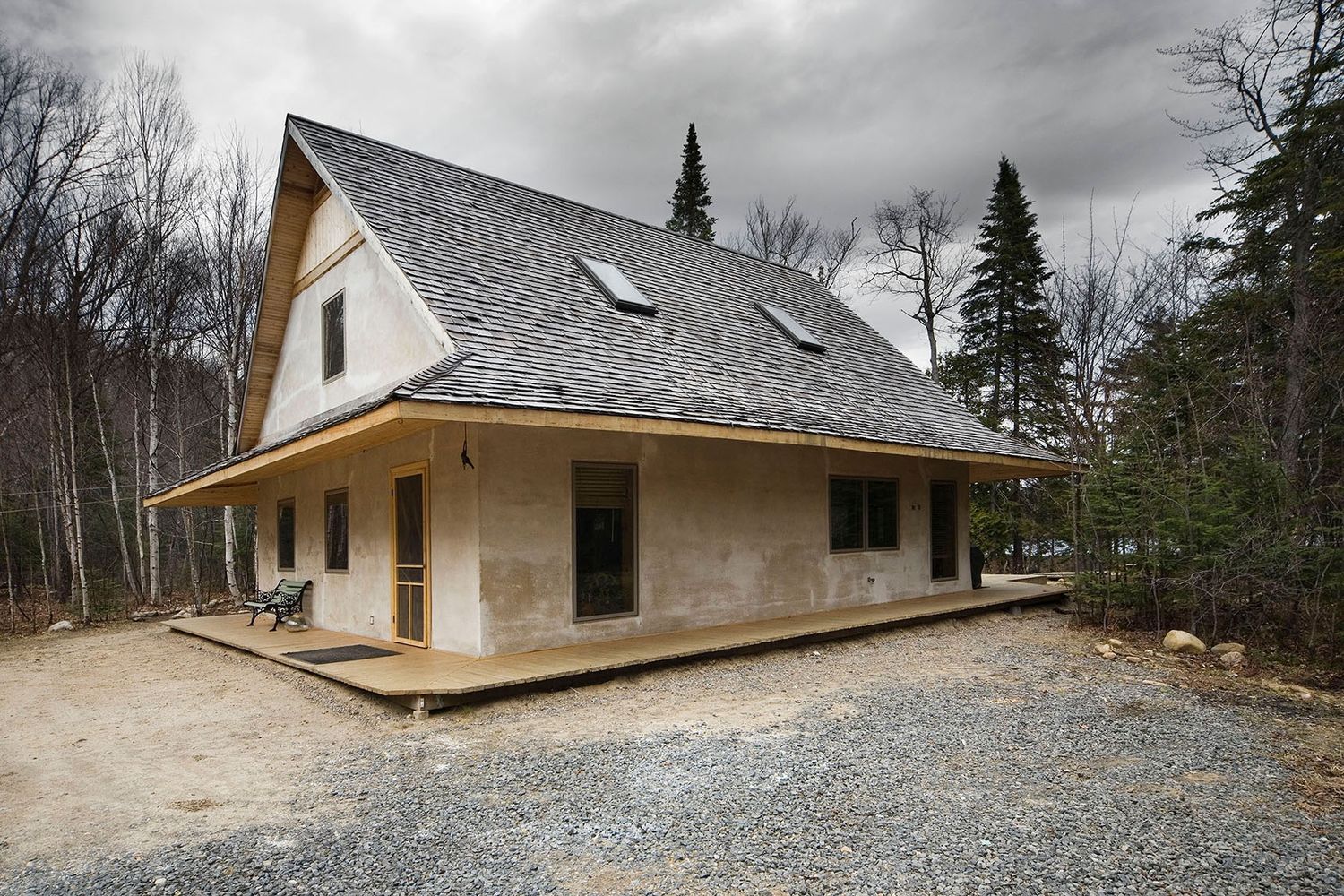 Façade avant d'un projet de Maisons unifamiliales près de Joliette (Lanaudière) de L. McComber