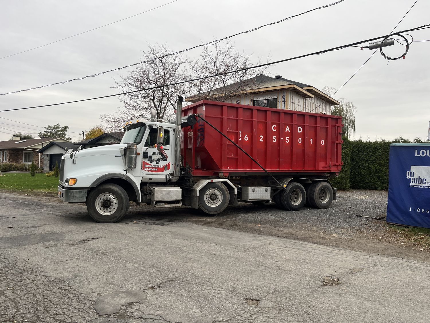 House Construction Exteriors from a Construction dumpster project near Montreal (Greater Montreal) by Conteneurs A.D.