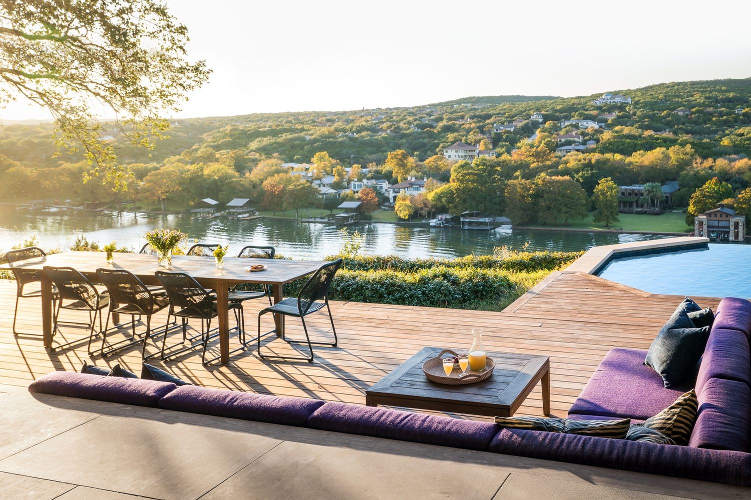 Deck & Balcony from a Single family homes project near Austin by Clark Richardson Architects