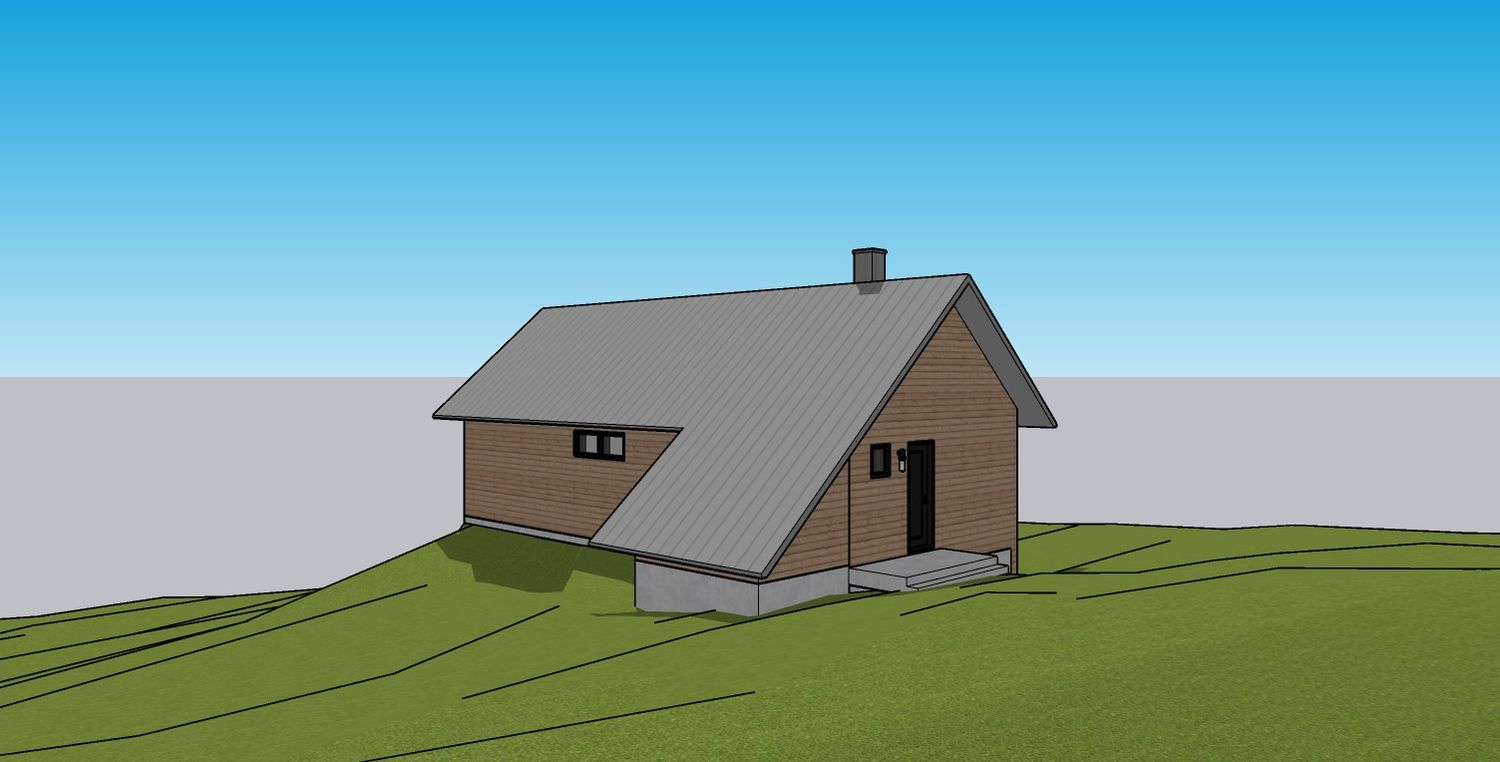 Renderizado en 3D de un proyecto de tipo Viviendas unifamiliares cerca de Ciudad de Quebec - Lévis por Plans É-Pur