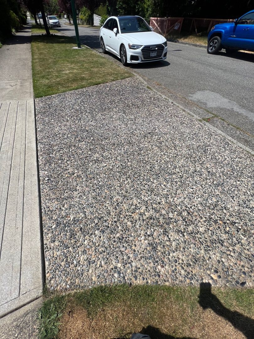 Driveway from a Accessory Dwelling Units (ADUs) project near Vancouver (Greater Vancouver) by Freeflo Home Services