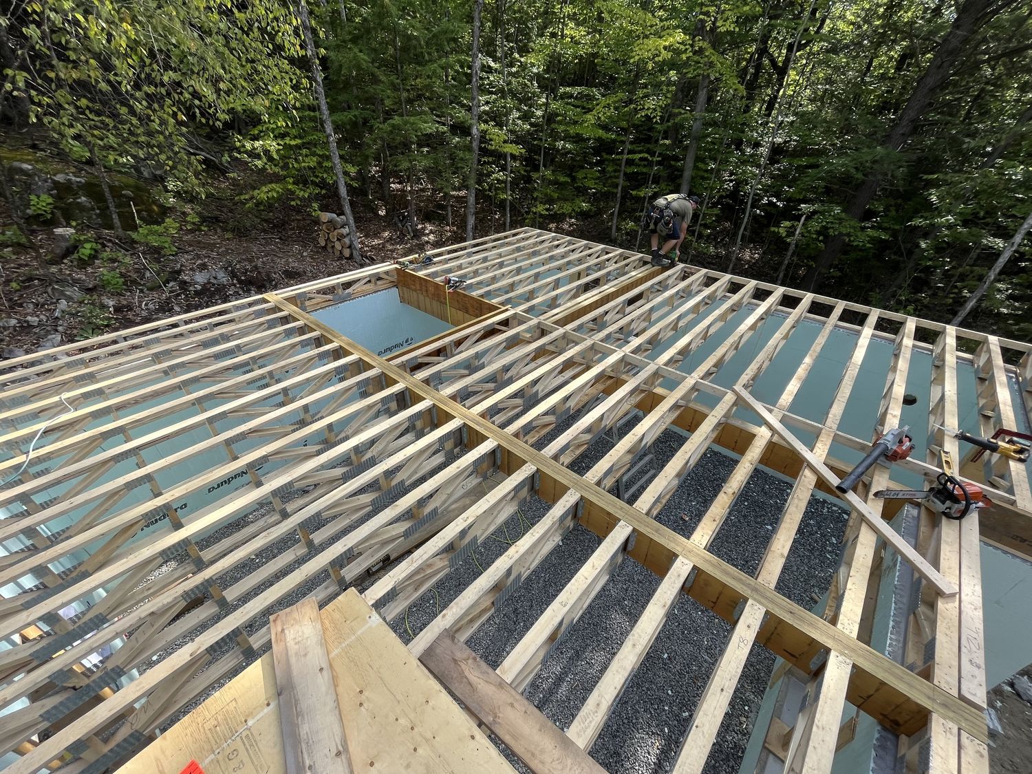 House Construction Exteriors from a Single family homes project near Gatineau (Outaouais) by Dsconstruction