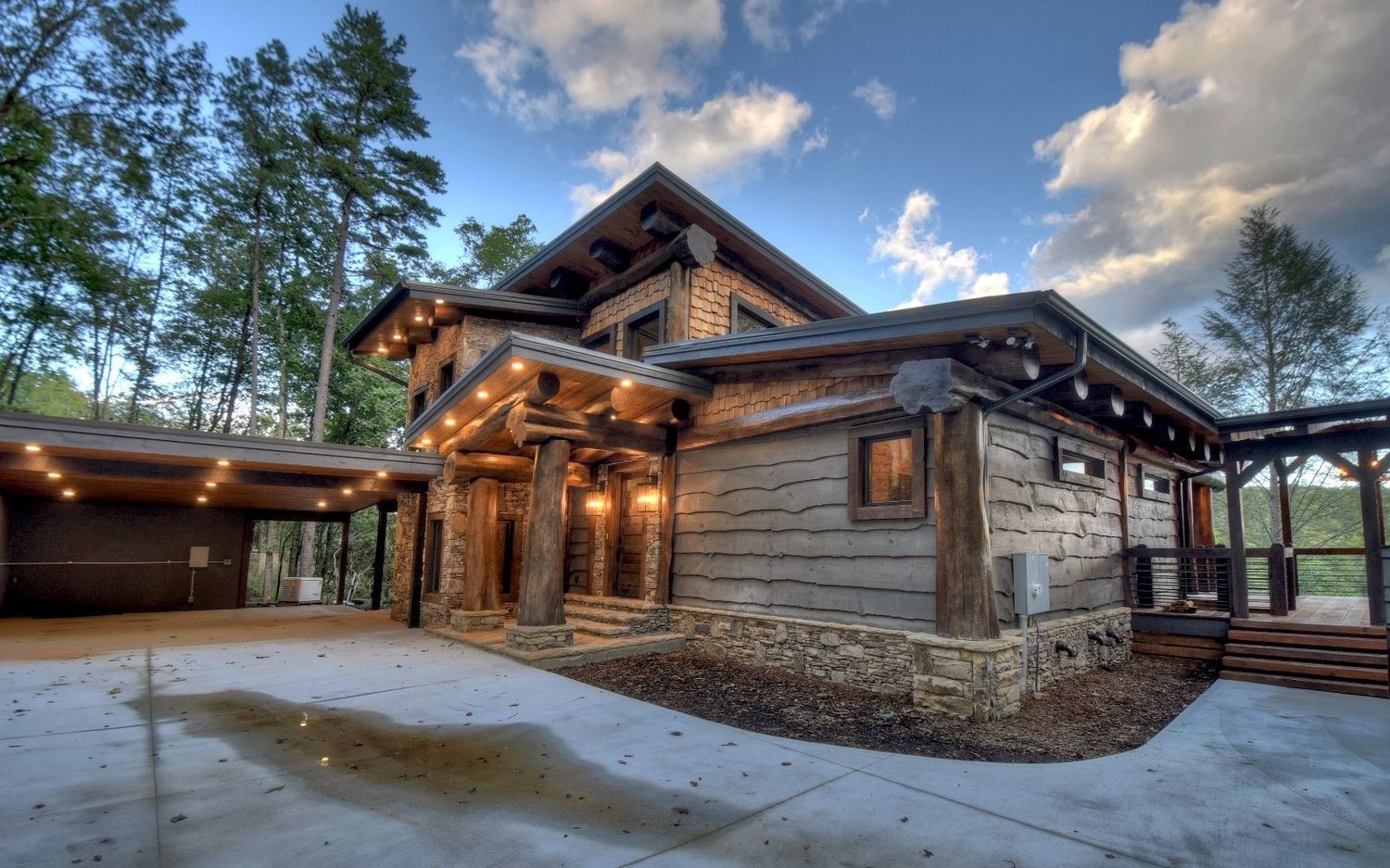  from a Single family homes project near Montreal (Greater Montreal) by Westlogs Handcrafted Log Homes