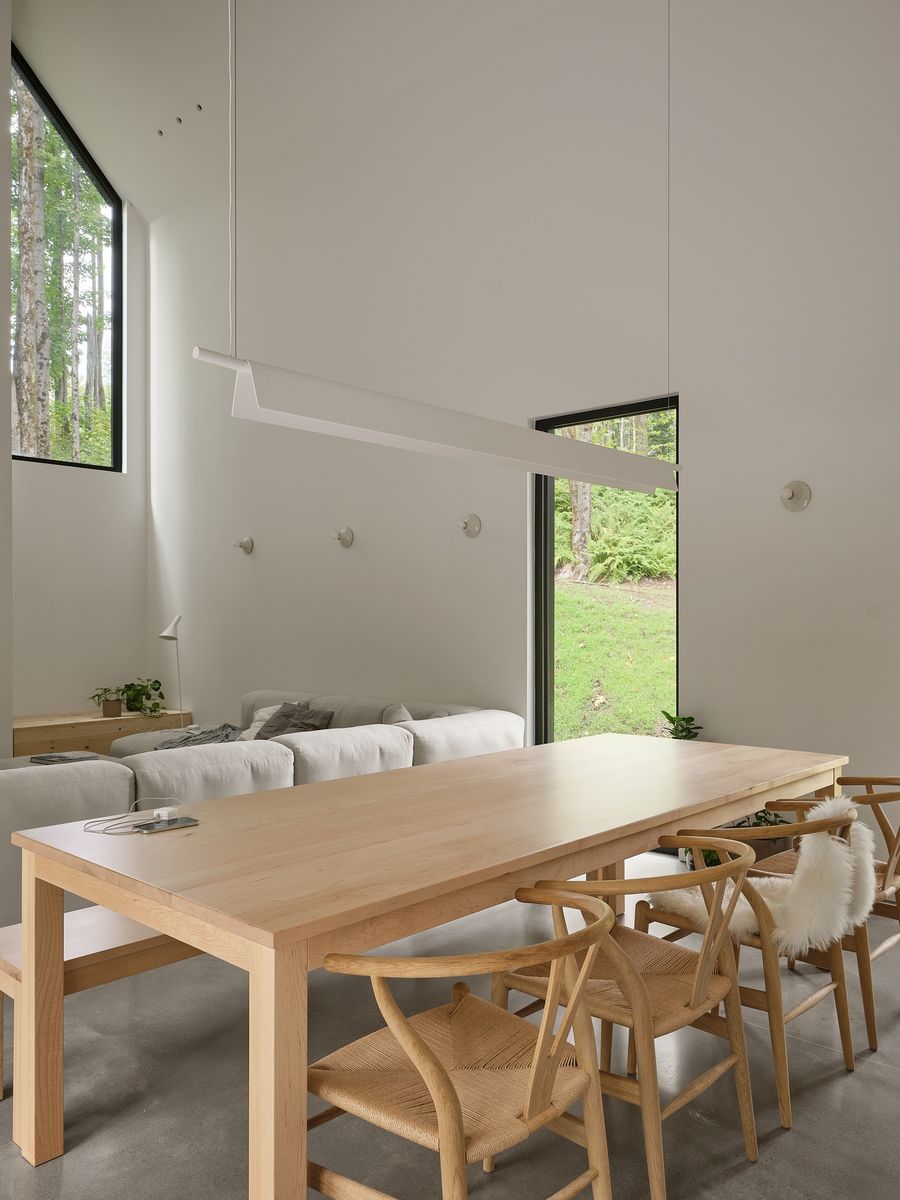 Dining Room from a Single family homes project near Granby - Bromont - Cowansville by Stroph Architecture & Design