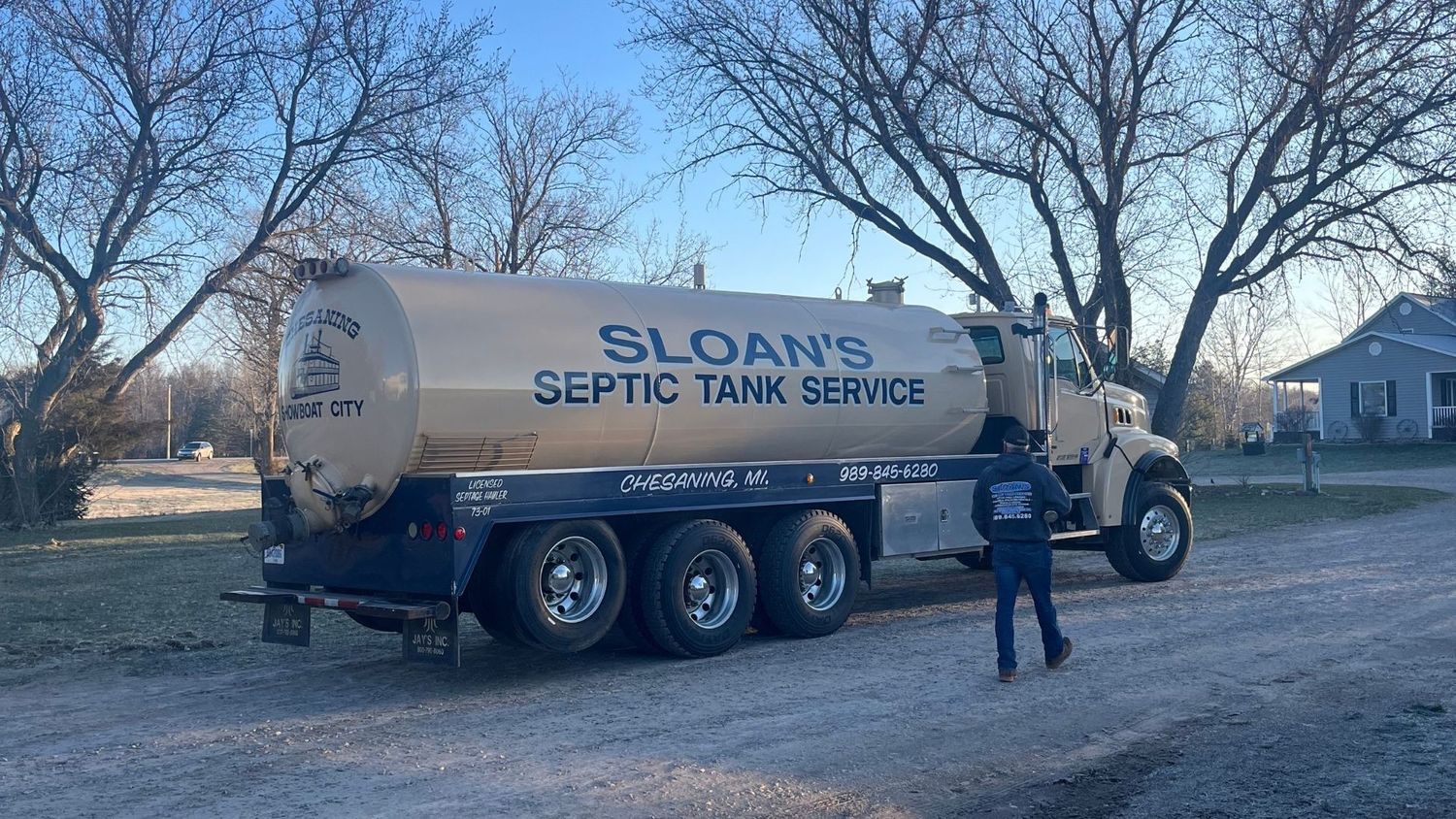 Land & Services from a Septic tanks and drain fields project near Lansing - Flint by Sloan's Septic Tank Service Inc