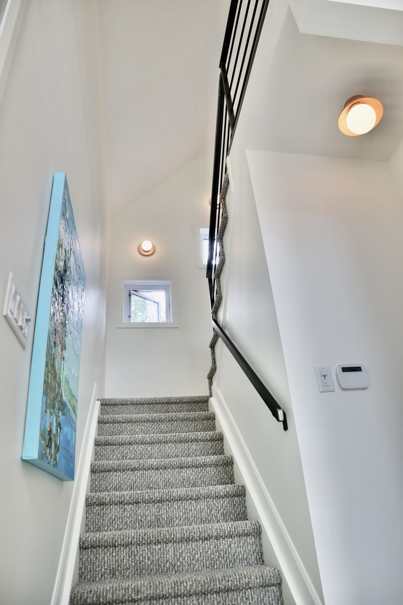 Escaliers d'un projet de Maisons unifamiliales près de Gatineau (Outaouais) de Architectura EcoConcepts